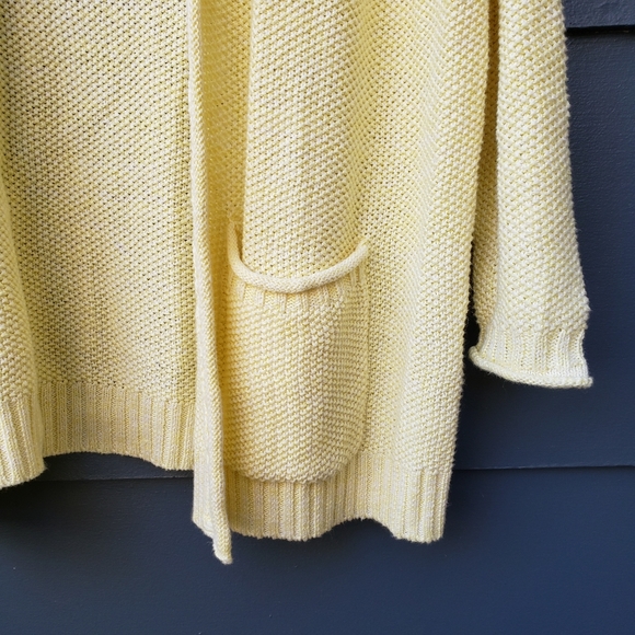 Soft Joie Pavit Seed Stitch Yellow Cardigan - XS - Picture 4 of 11